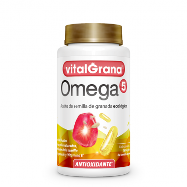 Vitalgrana Omega 5 - Bote de 60 cápsulas.